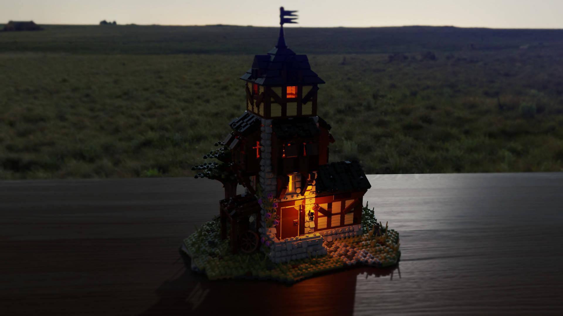 Medieval Watchtower - BuildaMOC