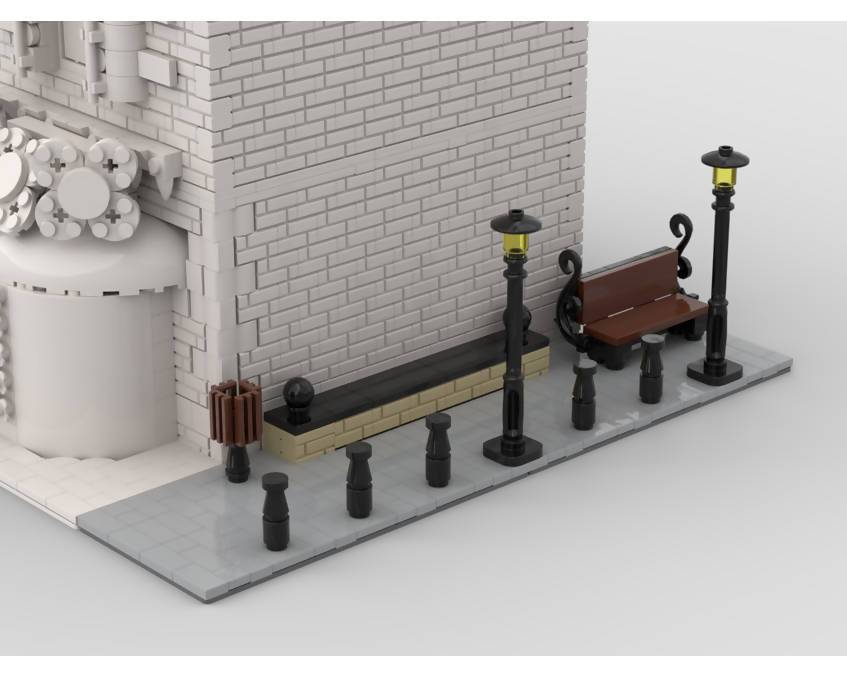 Pack de 8 esquinas modulares: convierte cualquier módulo en una esquina - BuildaMOC