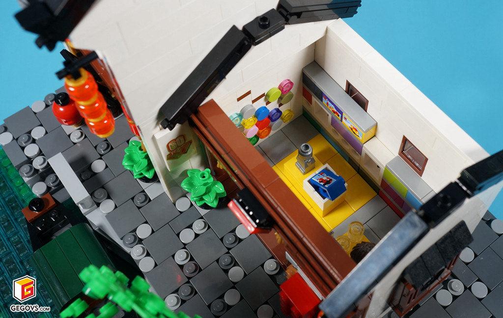 Tienda modular de farolillos chinos y tienda LEGO® - BuildaMOC