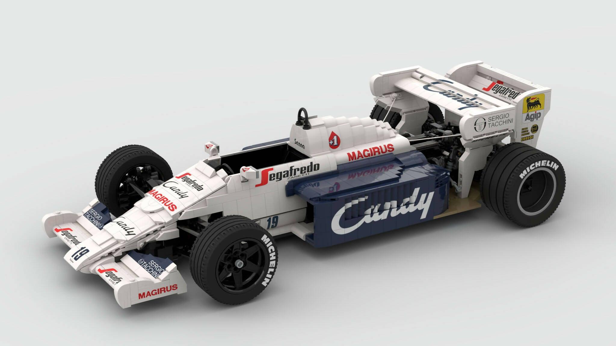 Toleman-Hart TG184 - scale 1:8 - BuildaMOC