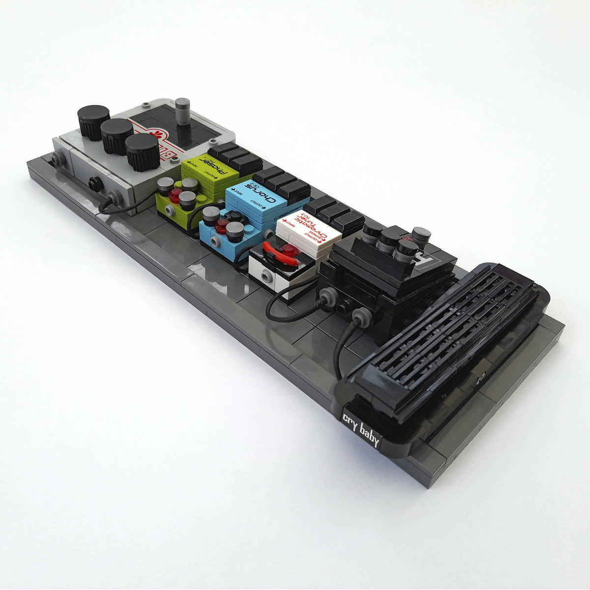 Effektpedal-Board - Für Fender Stratocaster (Set 21329) - BuildaMOC
