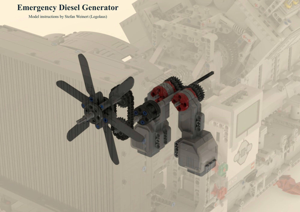 Generador diésel de emergencia V16 - BuildaMOC
