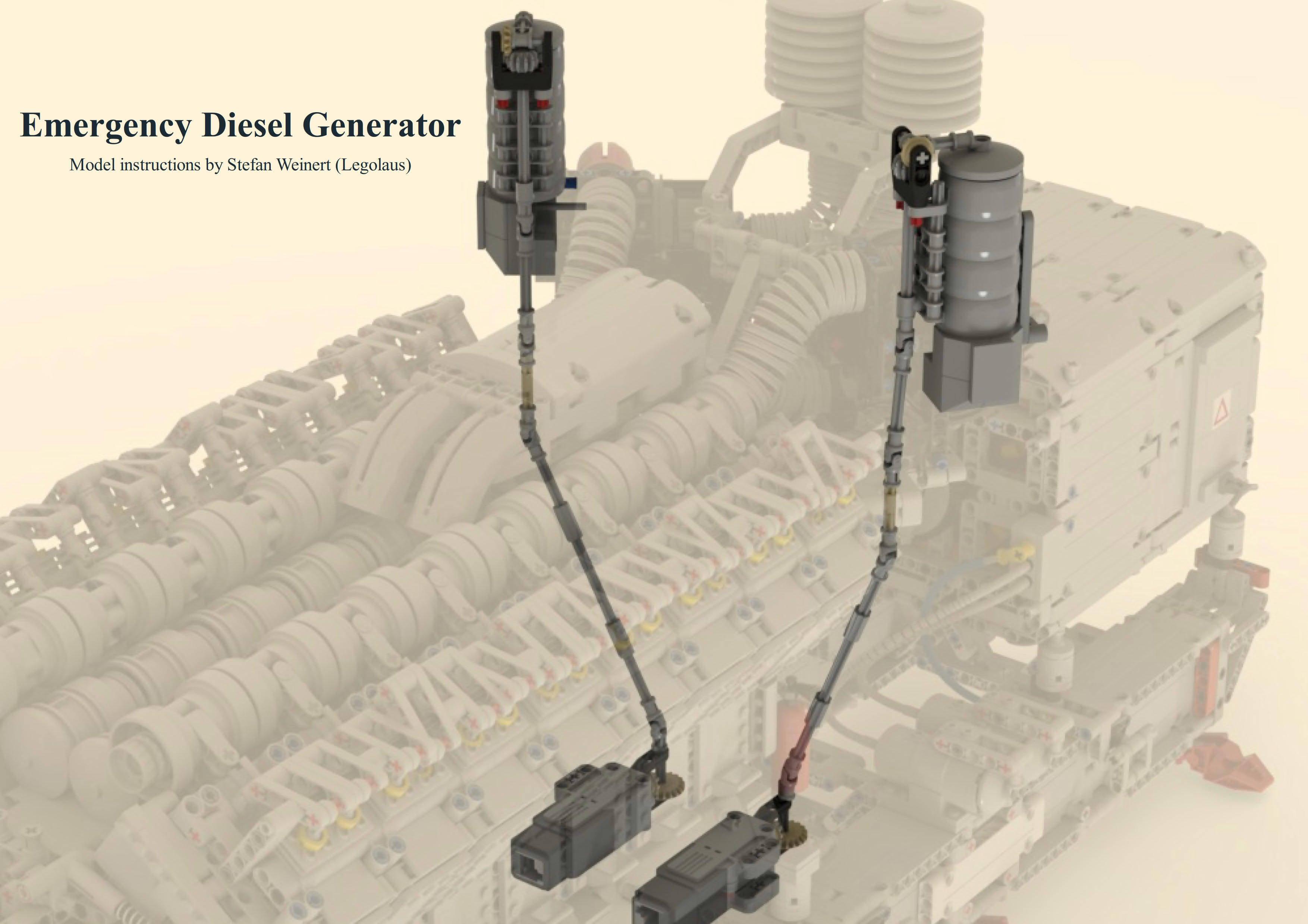 Emergency V16 Diesel Generator - BuildaMOC