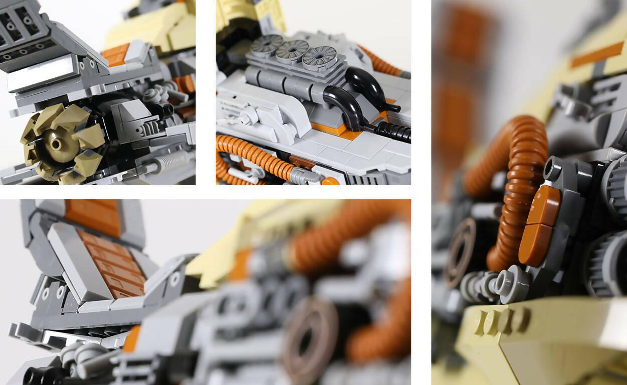 UCS Kintan Strider Speeder Bike MOC - BuildaMOC