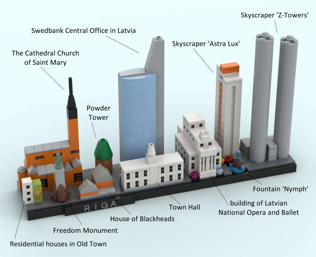 Riga - capital de Letonia - BuildaMOC