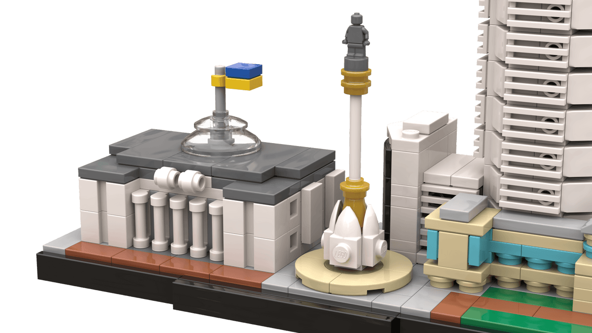 Kyiv (Kiev) Skyline - BuildaMOC