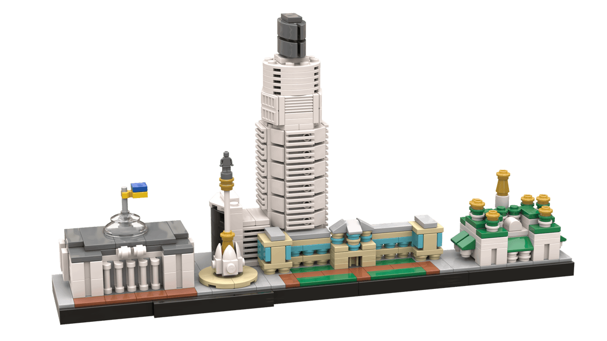 Kyiv (Kiev) Skyline - BuildaMOC