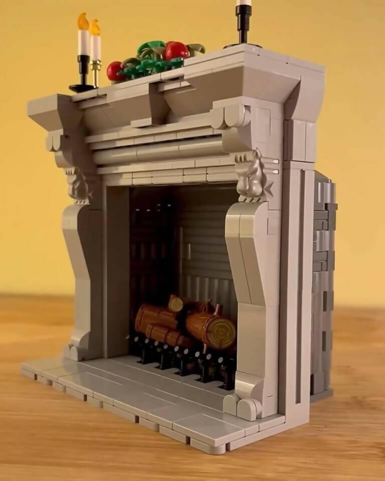 Festlicher Kamin, von Zachary Steinman  - BuildaMOC