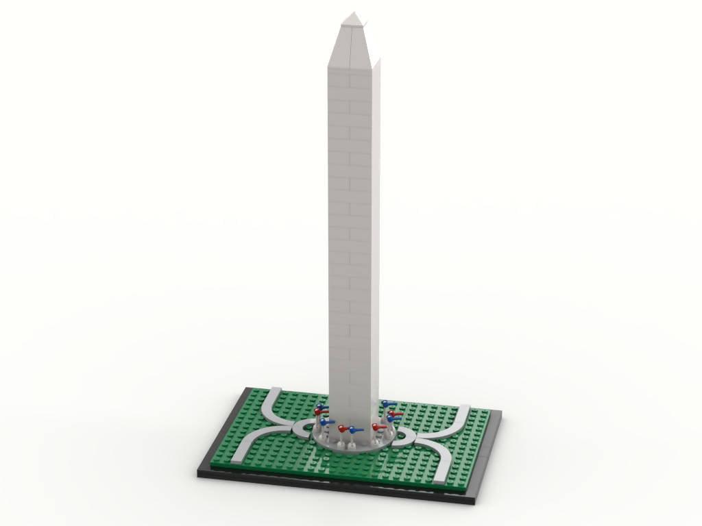 Monumento a Washington - BuildaMOC