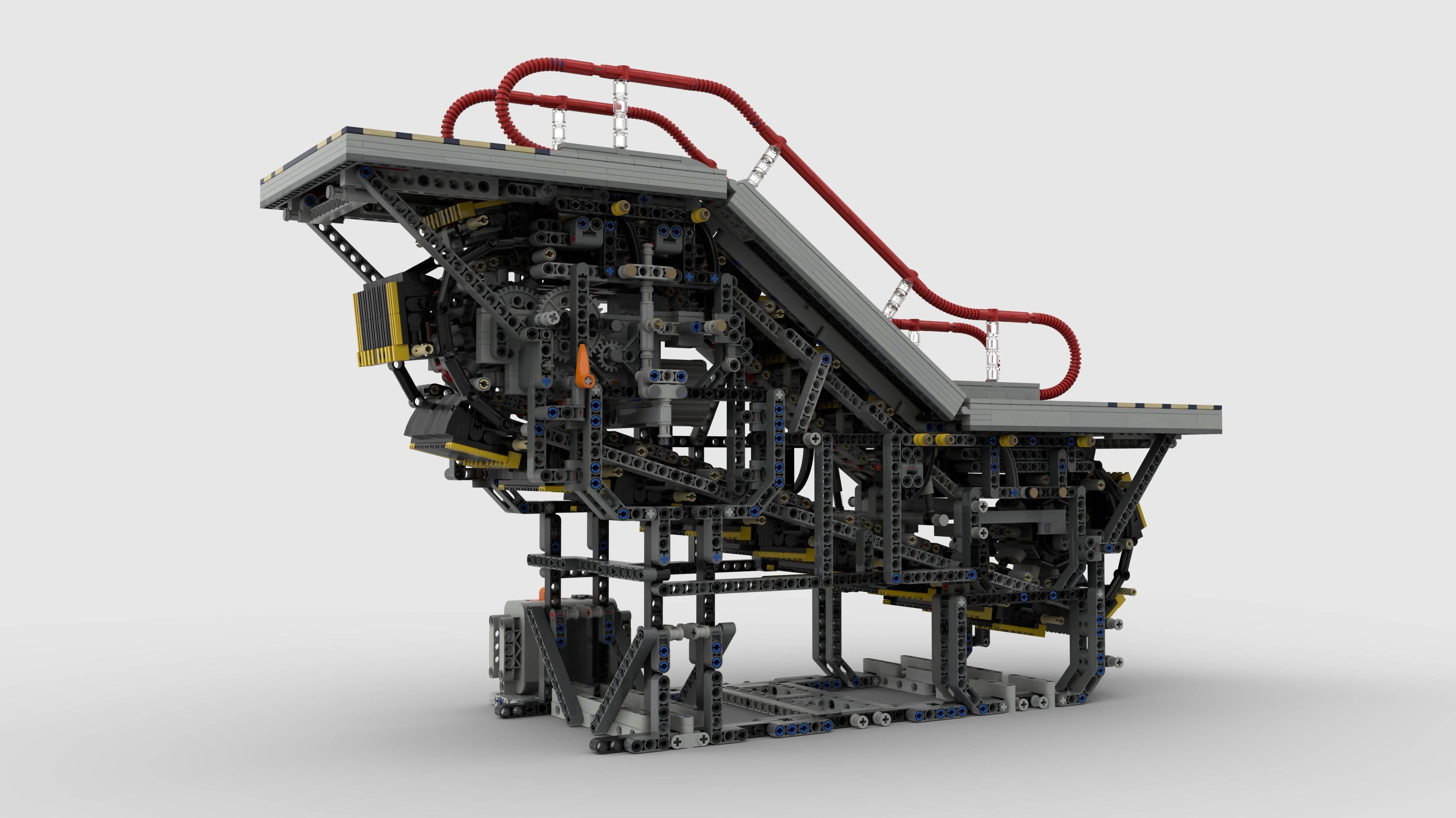 Motorized Escalator, by Takanori Hashimoto - BuildaMOC