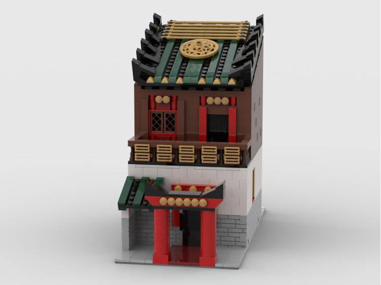 Modular China Town Street | build from 6 MOCs - BuildaMOC