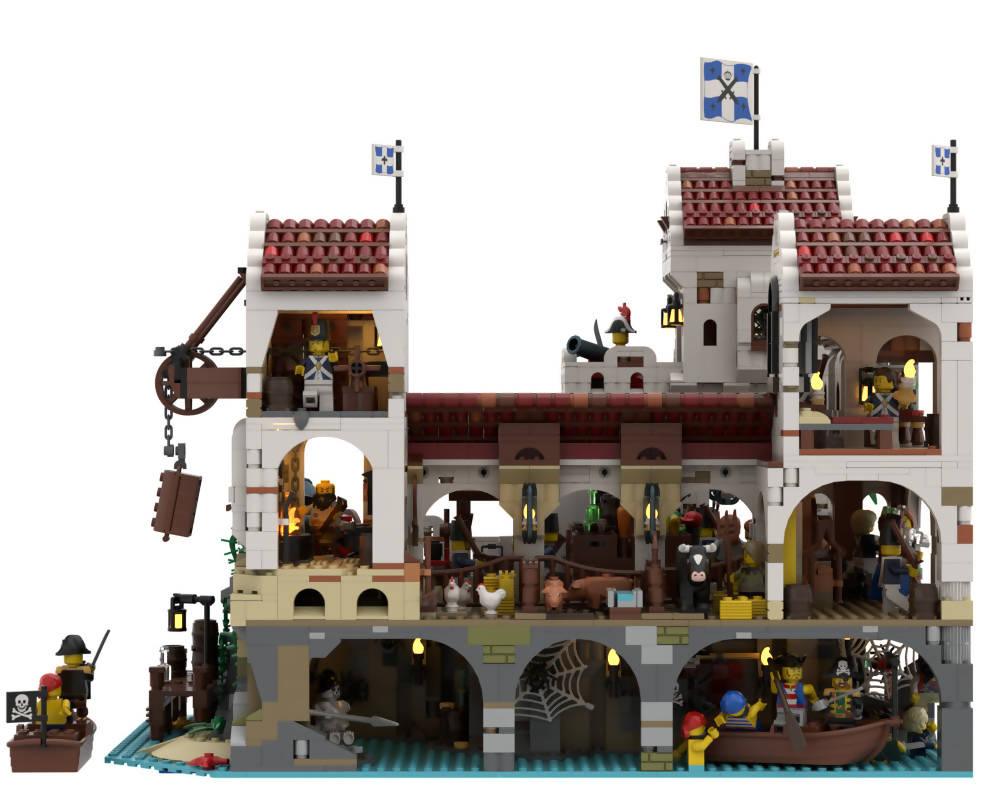 Fortaleza Eldorado - Piratas de la Bahía Barracuda - BuildaMOC