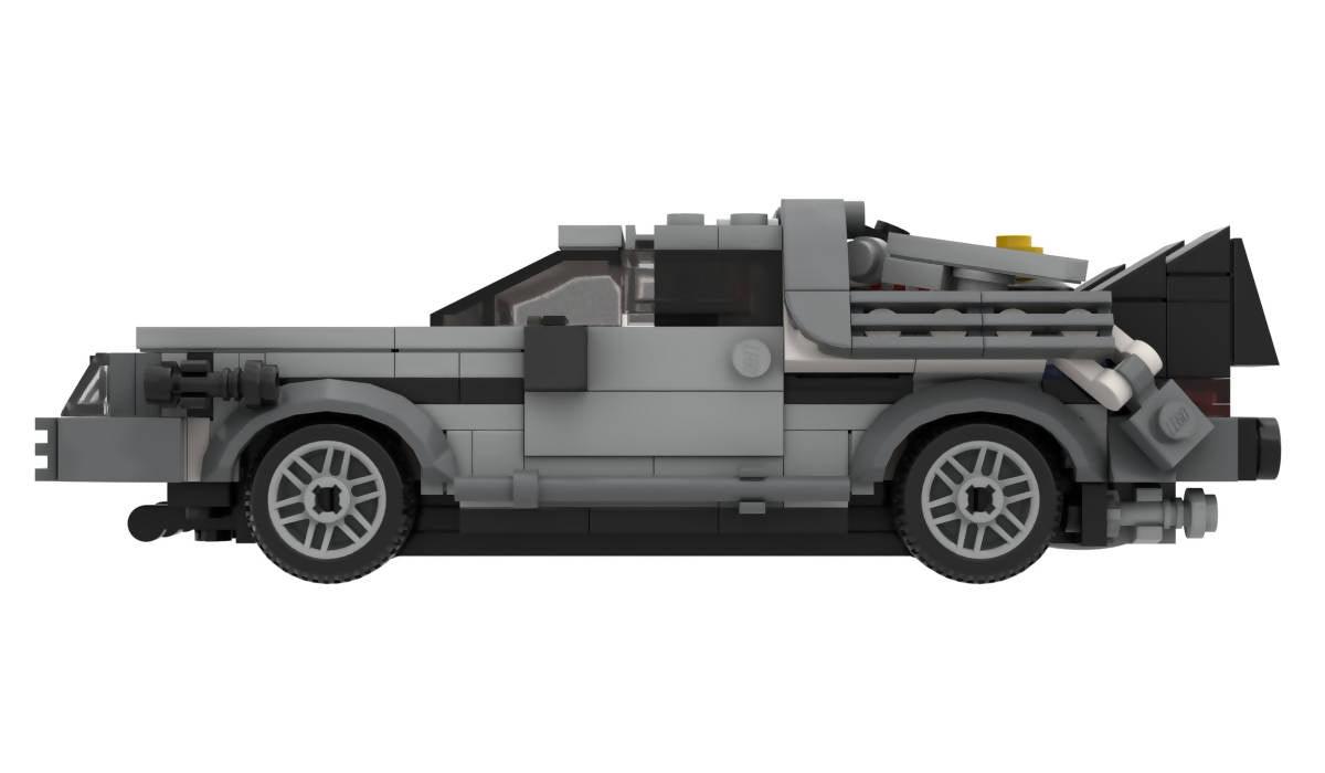 Máquina del tiempo Delorean - BuildaMOC