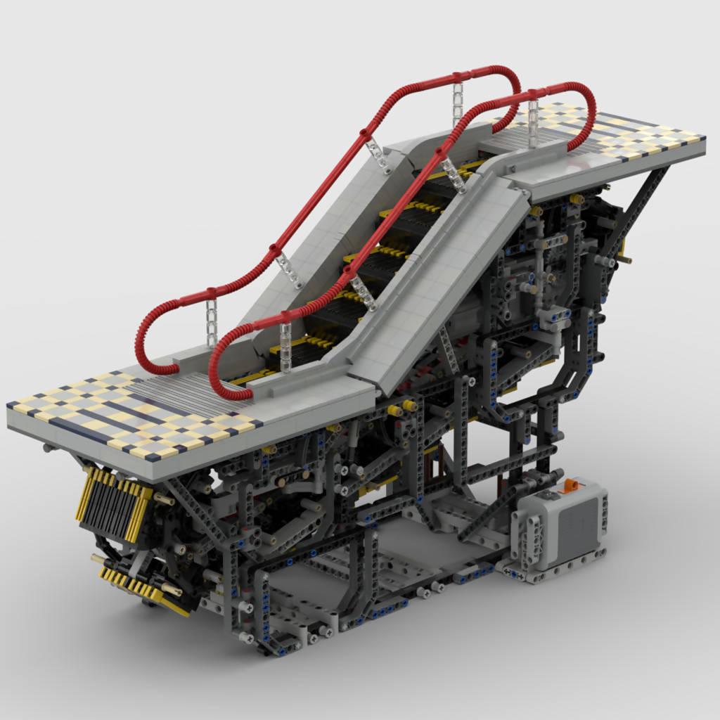 Motorized Escalator, by Takanori Hashimoto - BuildaMOC