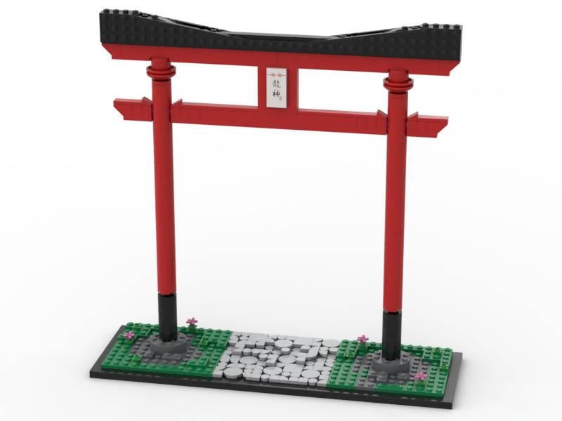 Puerta Torii Japonesa - BuildaMOC