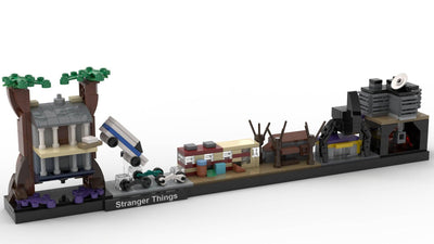 Stranger Things Skyline Architecture - BuildaMOC