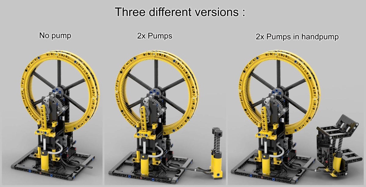 Vertikaler pneumatischer Motor - BuildaMOC