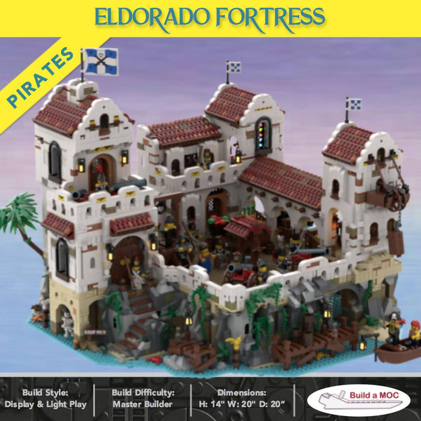 Eldorado Fortress - Pirates of Barracuda Bay - BuildaMOC