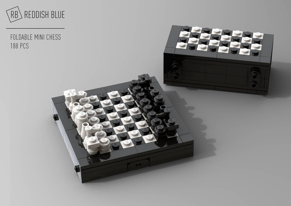 Faltbares Mini-Schach - BuildaMOC