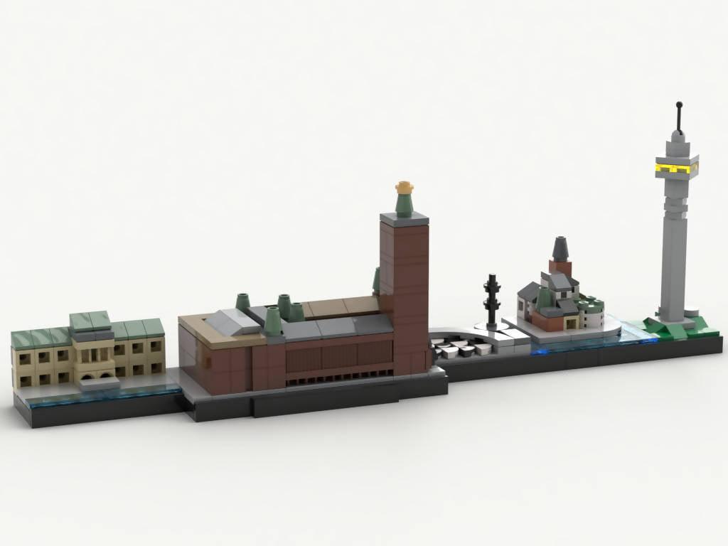 Stockholm Skyline - BuildaMOC