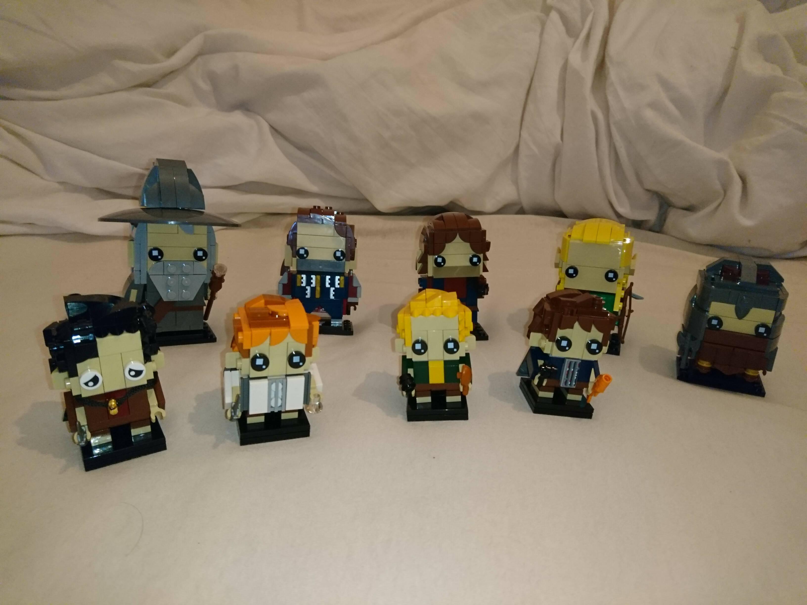 LOTR Brickheadz - Fellowship of the Ring - BuildaMOC