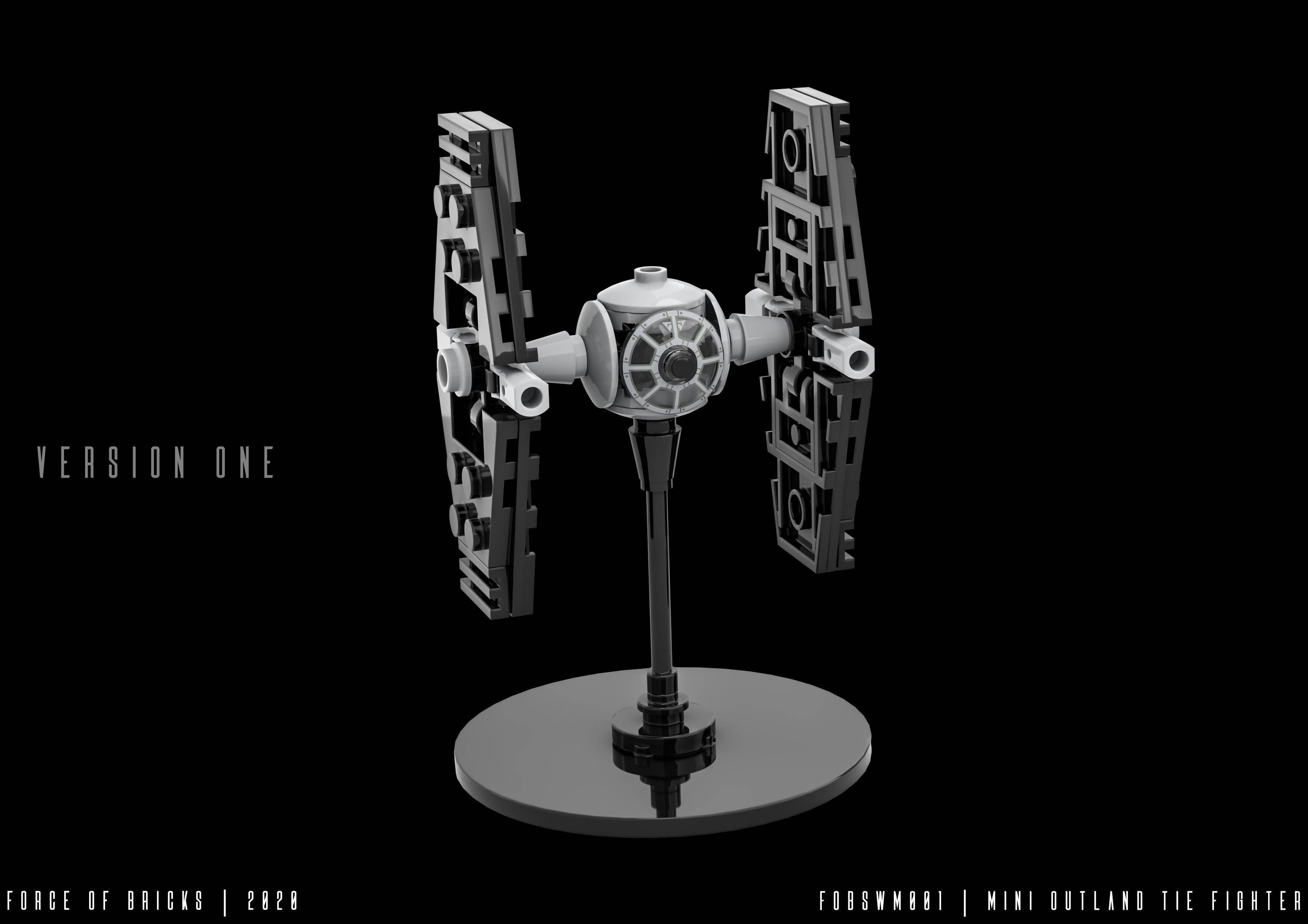 Mini Outland TIE Fighter - BuildaMOC