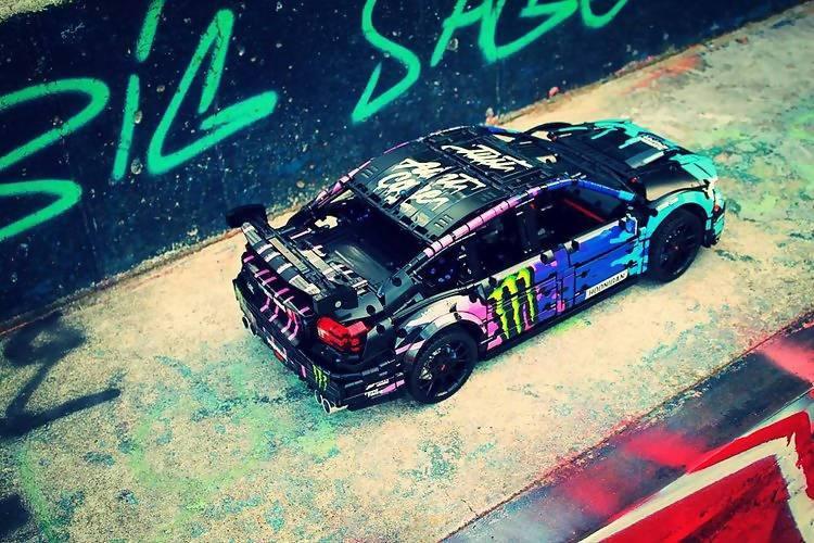 Sticker-Wrap für Loxlegos Subaru STI - BuildaMOC
