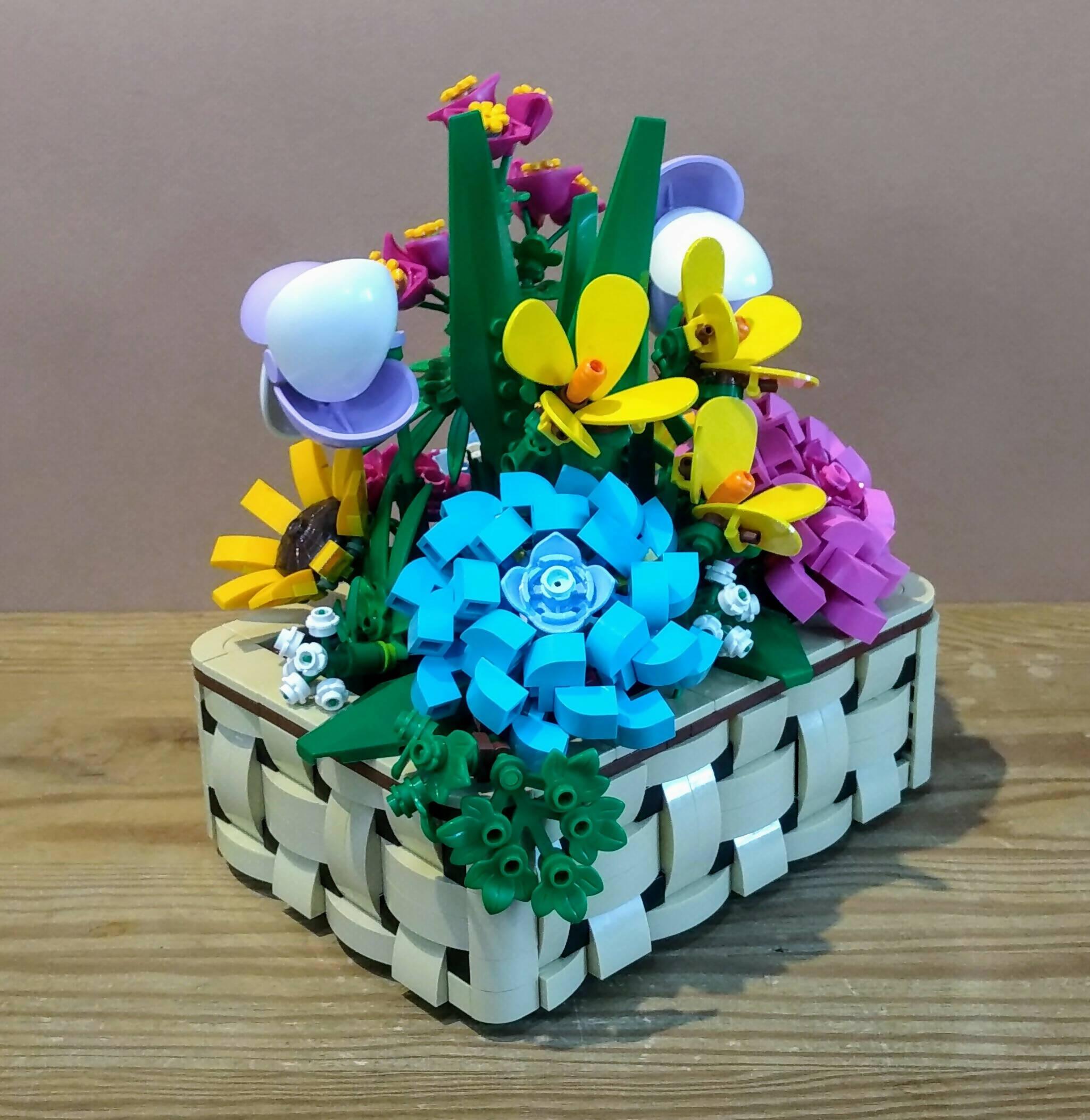 Flower Basket, by Picea - BuildaMOC