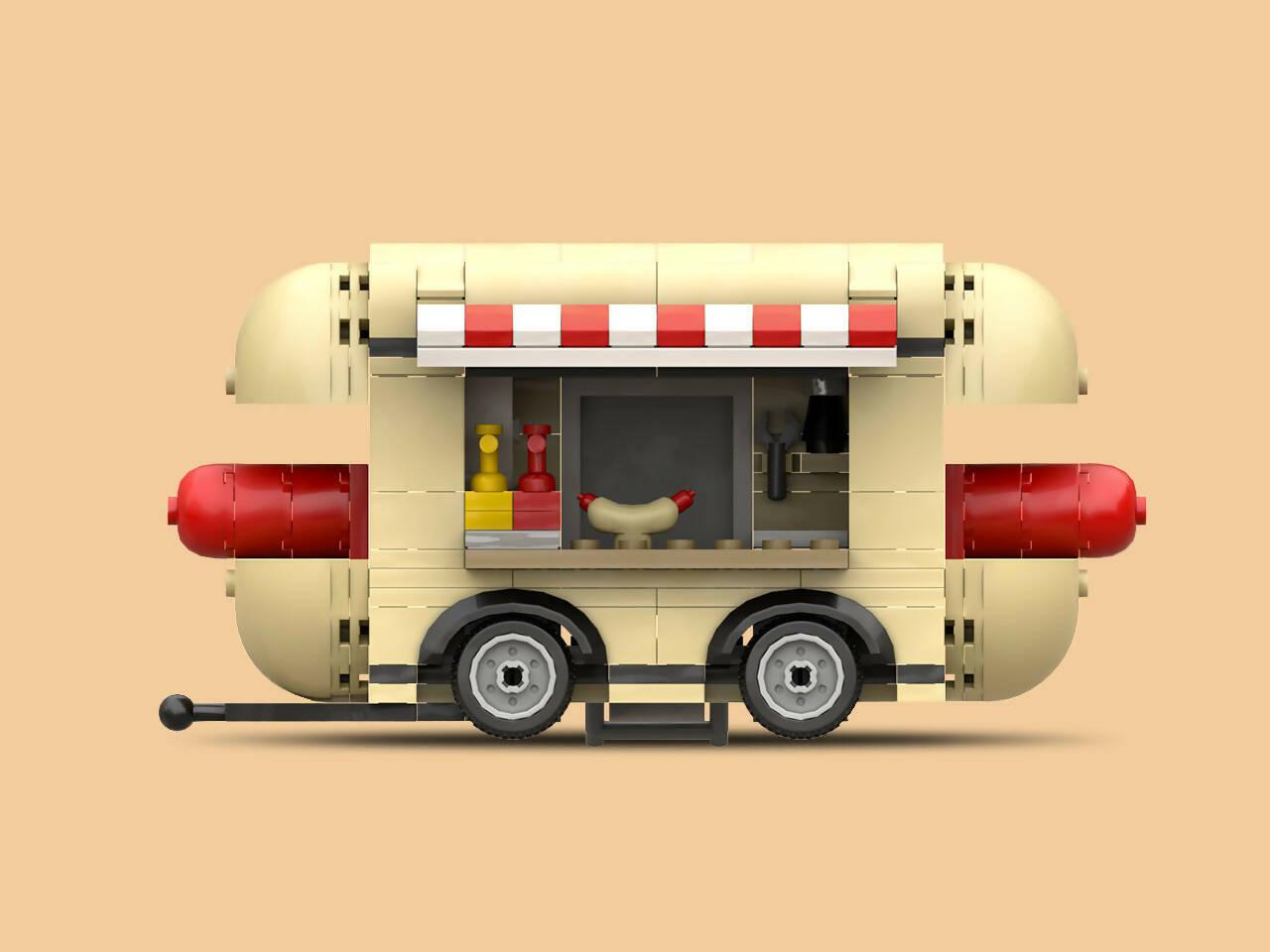 Hotdog Trailer - BuildaMOC