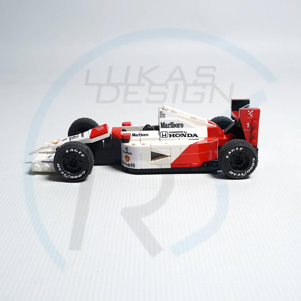 McLaren MP 4/6 1:24 scale - BuildaMOC