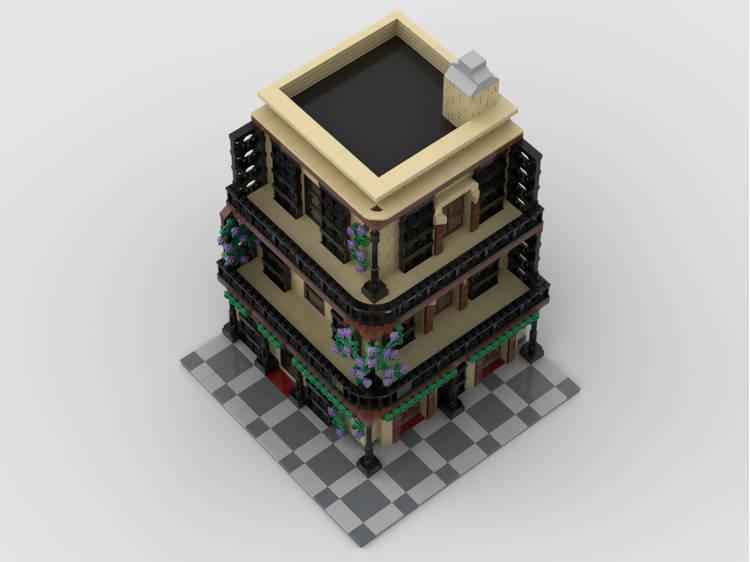 Casa modular italiana - BuildaMOC