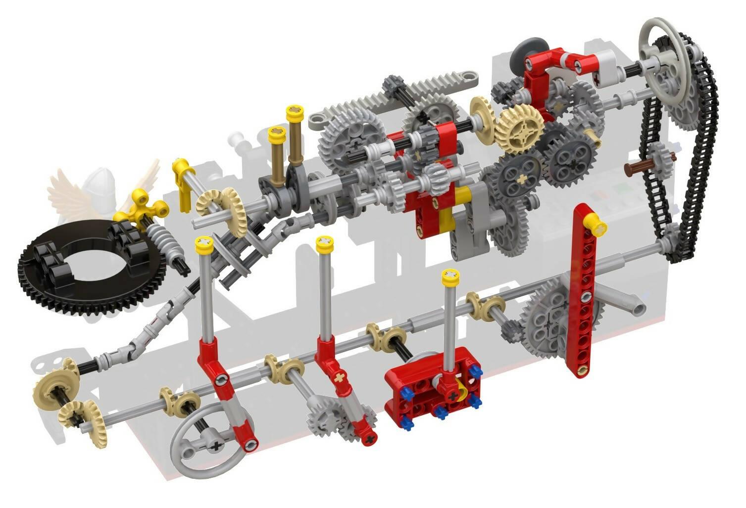 20 Mechanical Principles LEGO® Machine - BuildaMOC