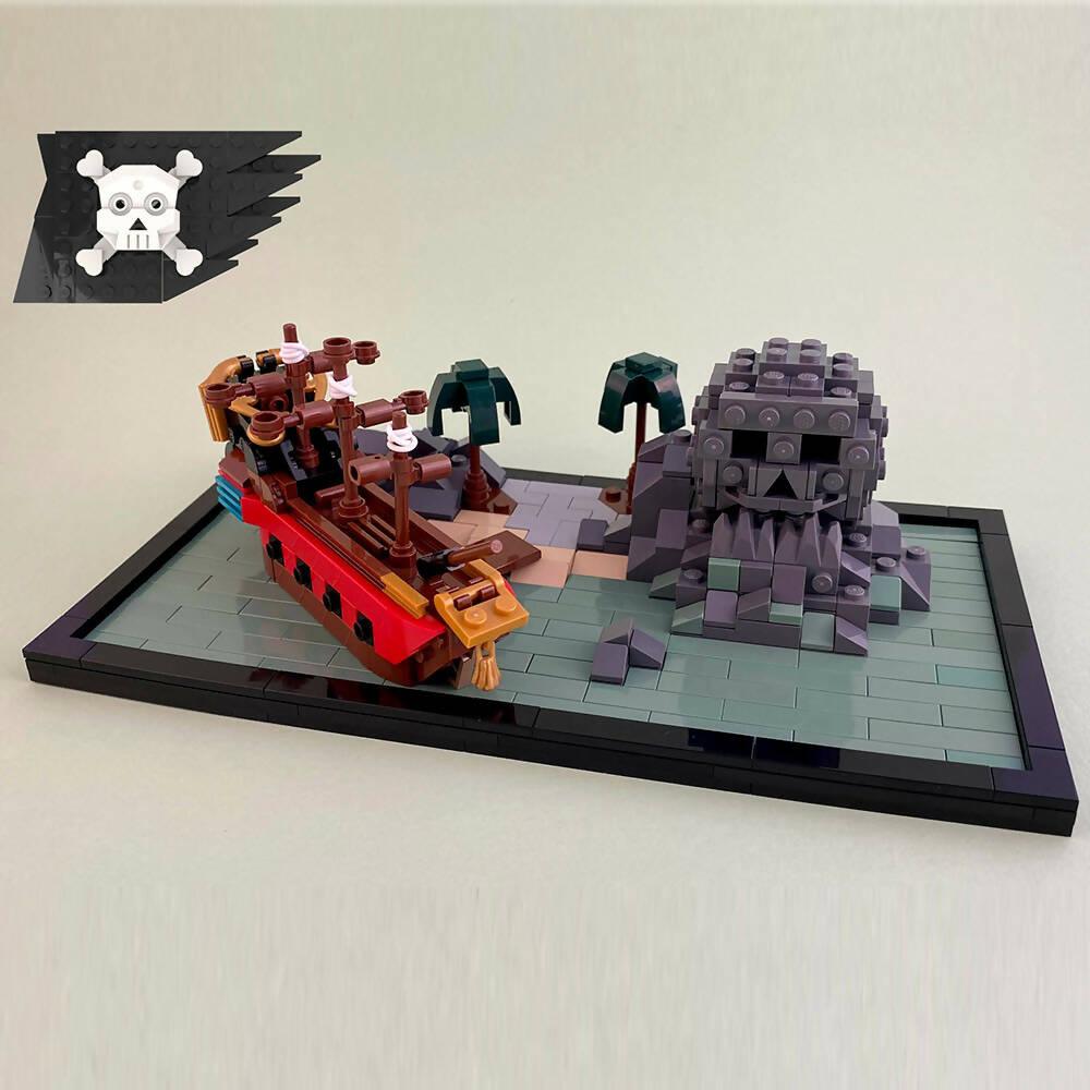 Mini-Totenkopffelsen von Yatkuu  - BuildaMOC
