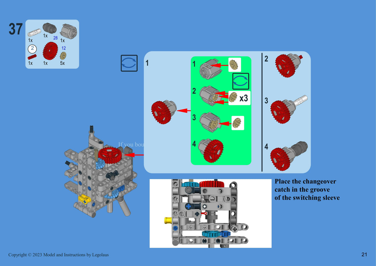 Faun SLT Franziska Schwerlasttraktor - BuildaMOC