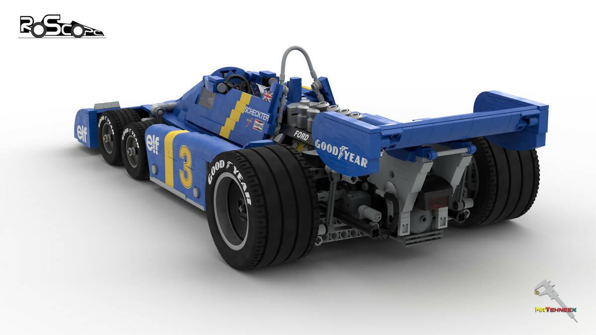 Tyrrell P34 1976 - scale 1:8 - BuildaMOC