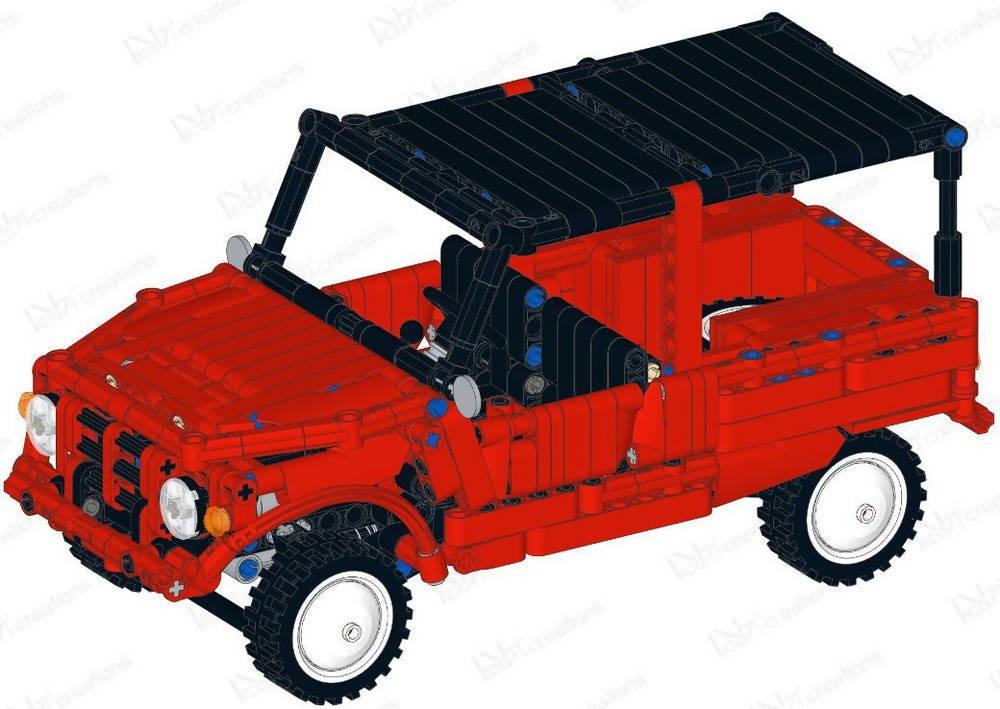 Citroën Mehari  - BuildaMOC