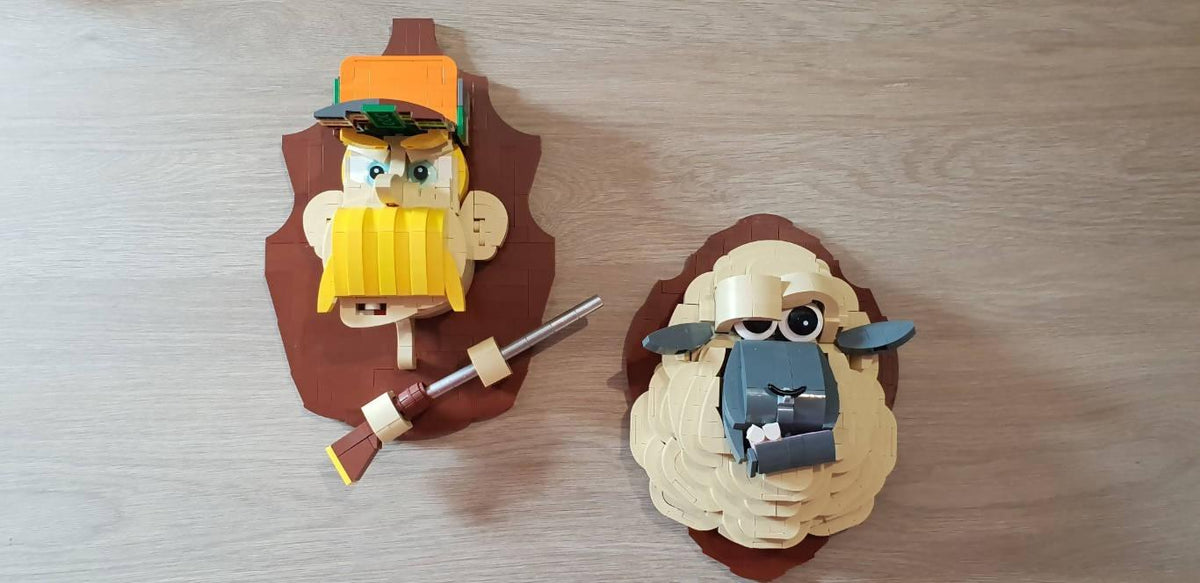 Schaf und Jäger, von StensbyLego  - BuildaMOC