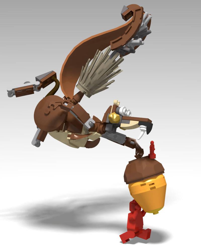 Scrat, das Eichhörnchen aus der Eiszeit - BuildaMOC