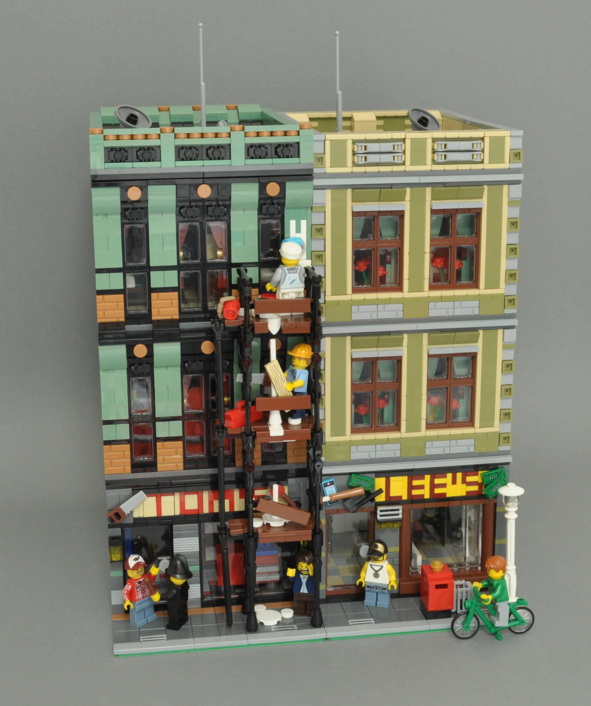 Modular Hardware Store and Pawn Shop - BuildaMOC