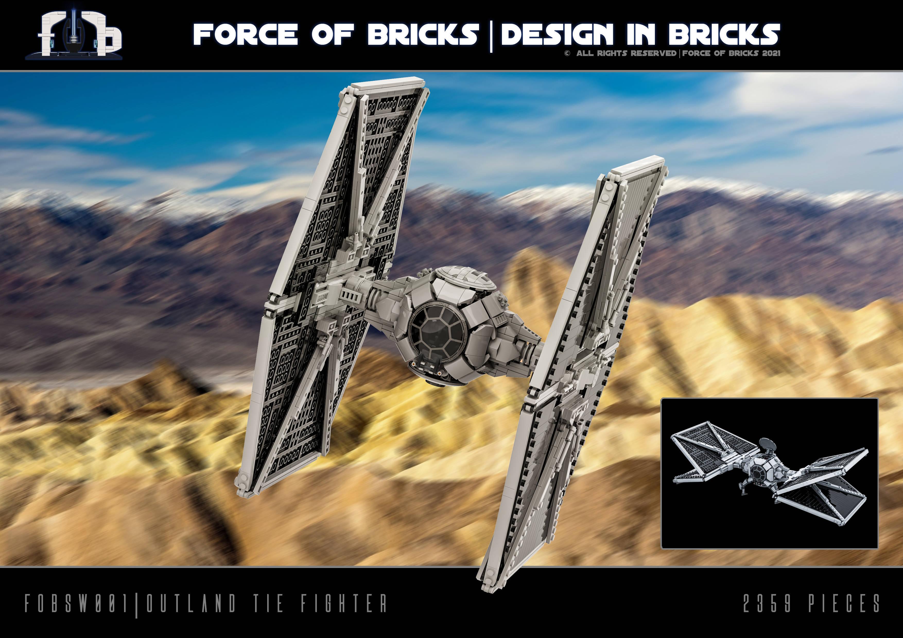 Outland TIE Fighter (fobsw001) - BuildaMOC