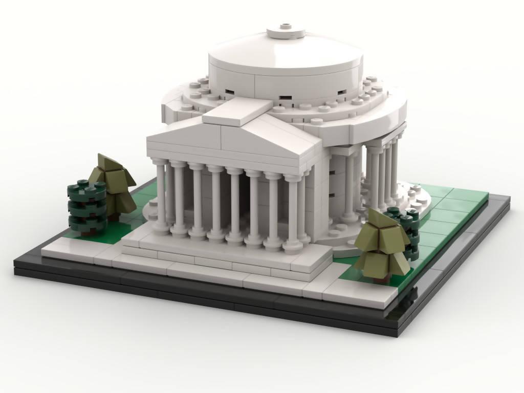 Monumento a Jefferson - BuildaMOC