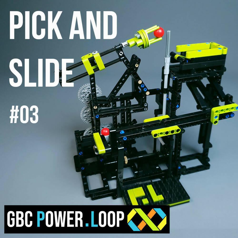 Recoger y deslizar - Serie LEGO GBC Power Loop - #03 - BuildaMOC