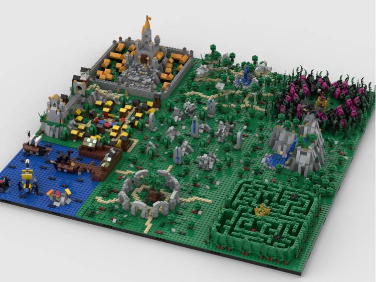 Fantasy-Welt | Bauen aus 9 MOCs - BuildaMOC