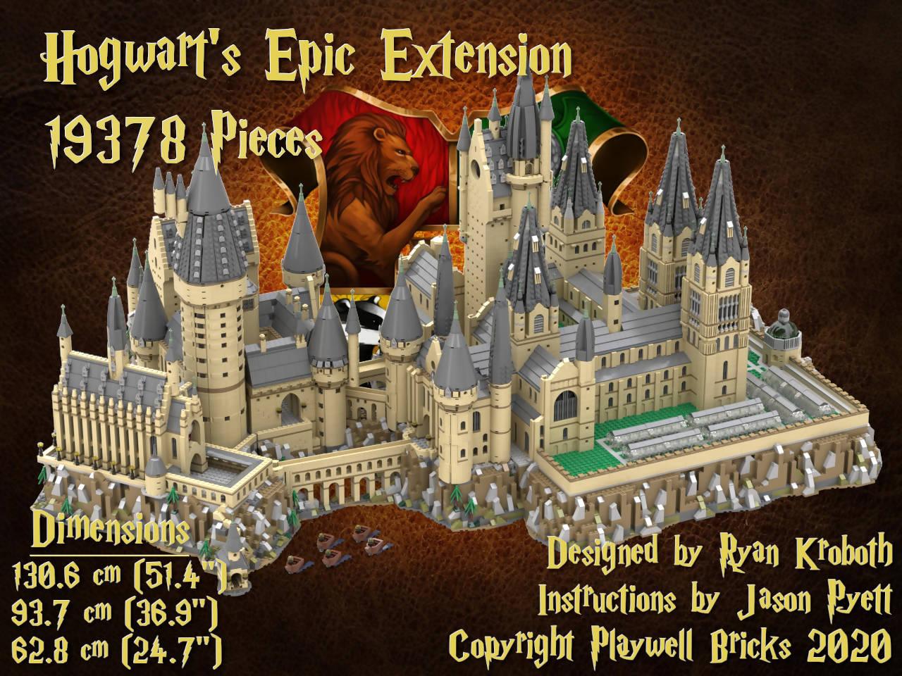 HOGWARTS CASTLE BY NOBLE COLLECTION PLUS #GUINNESSWORLDRECORD UPDATE 
