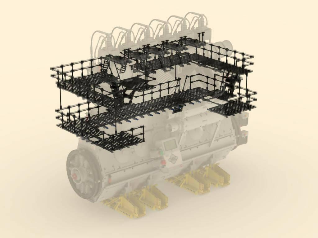 2-Stroke Marine Diesel Engine - BuildaMOC